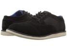 Toms Kids Brogue Dress Lace-up (little Kid/big Kid) (black Suede/textile) Boys Shoes
