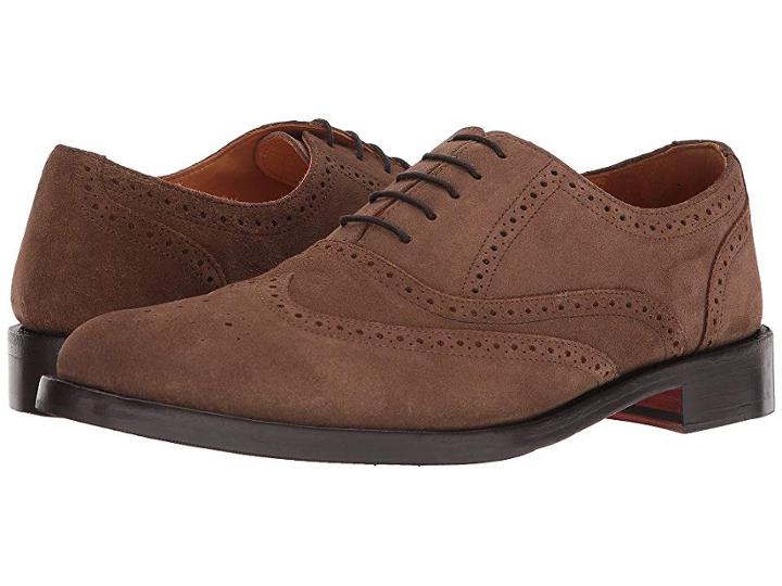 Carlos By Carlos Santana Mission (honey Brown Calfskin Suede) Men's Lace Up Casual Shoes