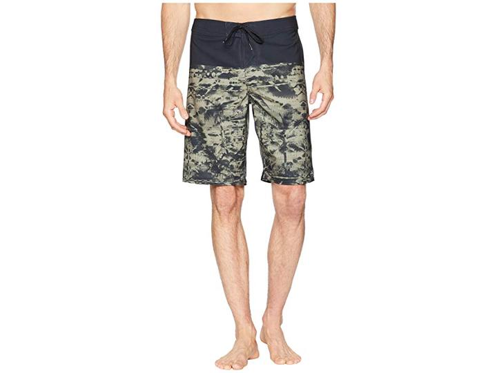 O'neill Hyperfreak Vietpalm Boardshorts (dark Army) Men's Swimwear