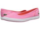 Lacoste Lancelle Ballerina 118 1 (pink/pink) Women's Shoes