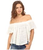Free People Thrills And Frills Sweater (ivory) Women's Sweater
