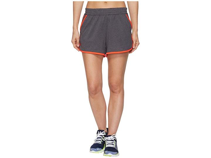 Under Armour Tech Shorts 2.0 (carbon Heather) Women's Shorts