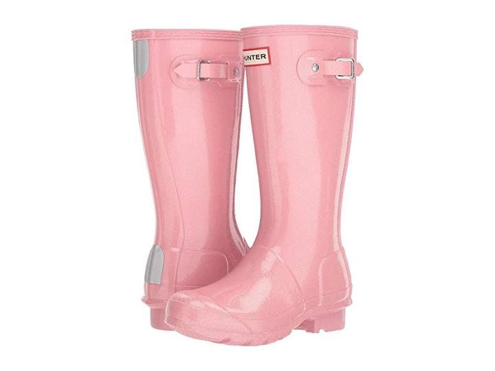 Hunter Kids Original Starcloud (little Kid/big Kid) (highland Pink) Girls Shoes
