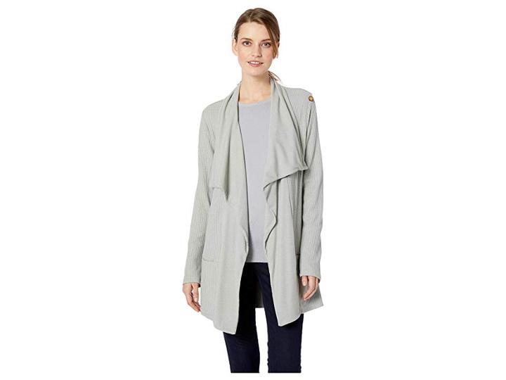 Fresh Produce Portland Cardigan (slate Grey) Women's Sweater