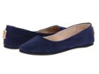 French Sole Sloop Flat (navy Suede) Women's Flat Shoes