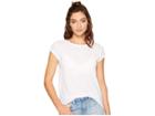 Free People Clare Tee (white) Women's T Shirt