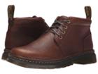 Dr. Martens Lea 4-eye Chukka Boot (dark Brown Grizzly/hi Suede Wp) Men's Lace-up Boots