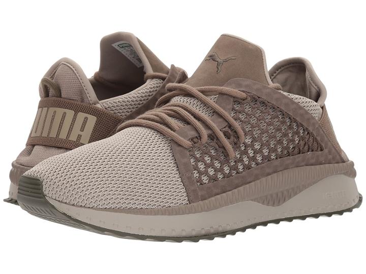 Puma Tsugi Netfit Tmesh (rock Ridge/falcon/olive Night) Men's Shoes