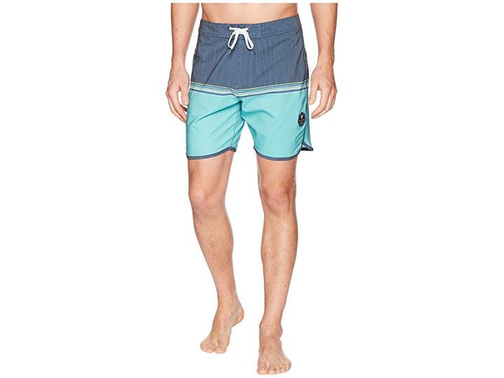 Vissla Dredges Short Four-way Stretch Boardshorts (deep Navy) Men's Swimwear