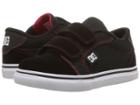 Dc Kids Anvil V (toddler) (black/red/white) Boys Shoes