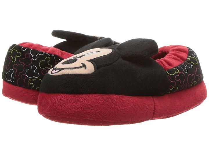 Favorite Characters Mickey Slipper (toddler/little Kid) (black/red 2) Boys Shoes