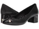 Michael Michael Kors Gia Mid Pump (black Nappa/patent) Women's Shoes