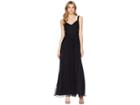 Adrianna Papell Sleeveless Long Dress (black) Women's Dress