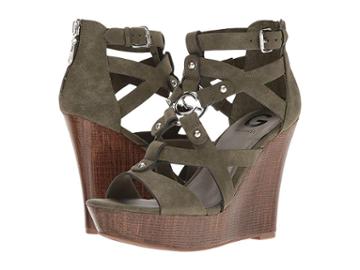 G By Guess Dodge (olive) Women's Sandals