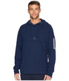 Adidas Sport 2 Street Lifestyle Pullover Hoodie (collegiate Navy/collegiate Navy) Men's Sweatshirt