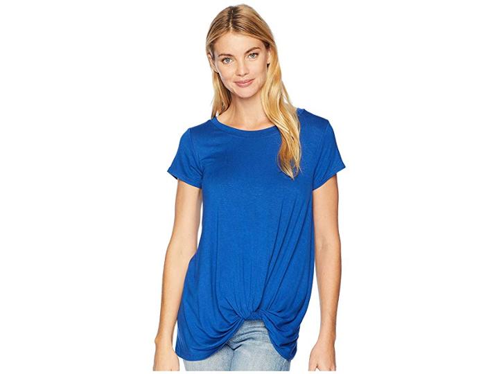 Bobeau Heavy Rayon Span Jersey (true Blue) Women's Clothing