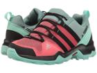 Adidas Outdoor Kids Terrex Ax2r Cp (little Kid/big Kid) (tactile Pink/black/easy Green) Girls Shoes