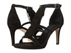 Vaneli Timar (black Suede/gunmetal Studs/buckle) High Heels