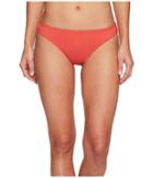 Vince Camuto Riviera Solids Classic Bikini Bottoms (papaya) Women's Swimwear