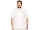 Polo Ralph Lauren Big Tall Garment Dyed Chino Short Sleeve Sport Shirt (white) Men's Clothing