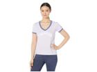 Champion Heritage V-neck Ringer Tee (pale Violet Rose/white) Women's Clothing
