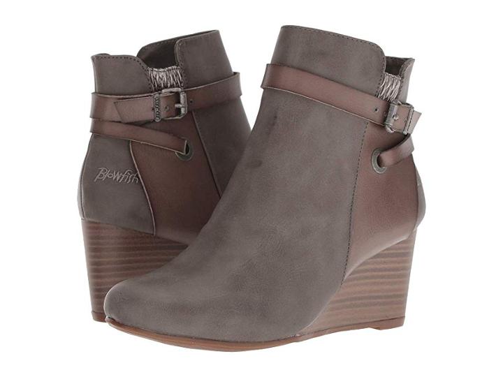 Blowfish Batik (fog Grey Tombstone/dyecut Pu/thistle Woven) Women's Pull-on Boots