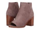 Frye Danica Peep Bootie (dusty Rose Soft Oiled Suede) Women's Boots