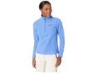 Vineyard Vines Harbor Fleece 1/4 Zip Pullover (marlin) Women's Clothing