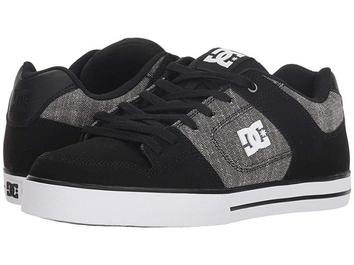 Dc Pure Se (black/white/grey) Men's Skate Shoes