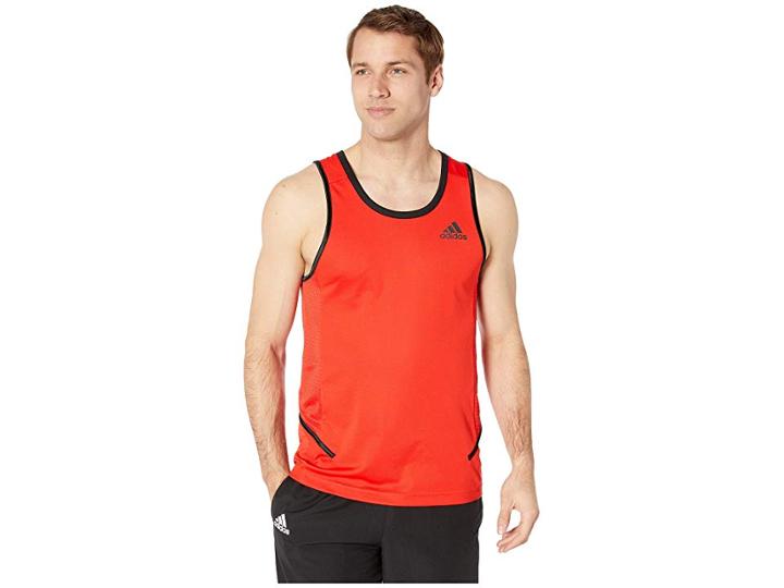Adidas Active Tank (active Red) Men's Sleeveless