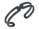 Michael Kors Iconic Link Pave Open Cuff Bracelet (black) Bracelet
