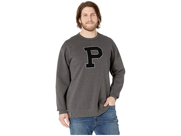 Polo Ralph Lauren Big & Tall Big And Tall Double Knit Tech Long Sleeve Knit (windsor Heather) Men's Clothing