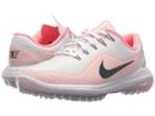 Nike Golf Lunar Control Vapor 2 (white/metallic Cool Grey/arctic Pink/sunset) Women's Golf Shoes