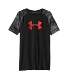 Under Armour Kids Armour Train To Game Top (big Kids) (black/black/red) Boy's Clothing