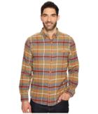 Woolrich Eco Rich Twisted Rich Shirt (cayenne Multi) Men's Long Sleeve Button Up