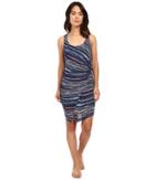 Splendid Sandstone Print Dress (navy Multi) Women's Dress