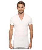2(x)ist Form S/s V-neck T-shirt (white) Men's T Shirt