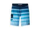 Billabong Kids All Day X Stripe Boardshorts (big Kids) (navy) Boy's Swimwear