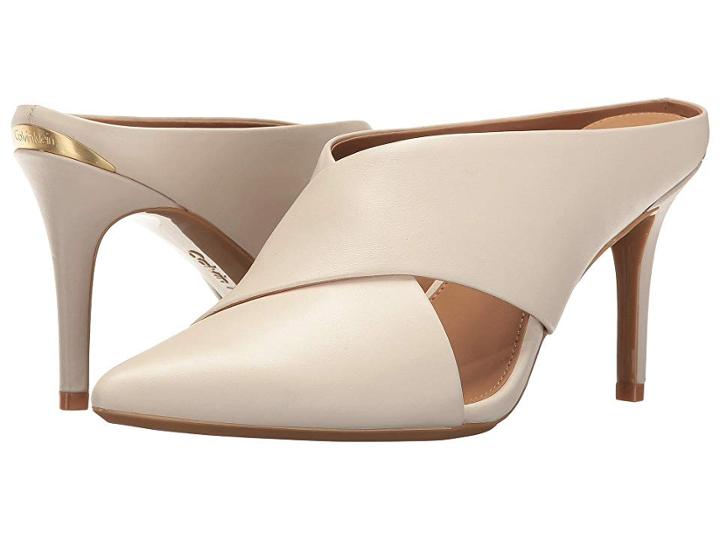 Calvin Klein Gilliana (soft White Leather) Women's Shoes