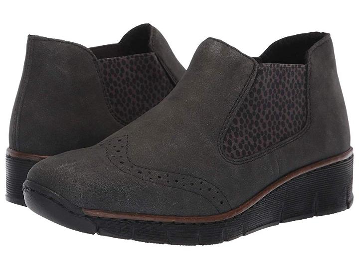 Rieker 537z3 Doris Z3 (anthrazit/grau/schwarz) Women's Shoes