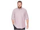 Nautica Big & Tall Big Tall Stretch Oxford Shirt (barolo) Men's Long Sleeve Pullover