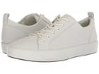 Ecco Soft 8 Perf Tie (white) Men's Lace Up Casual Shoes