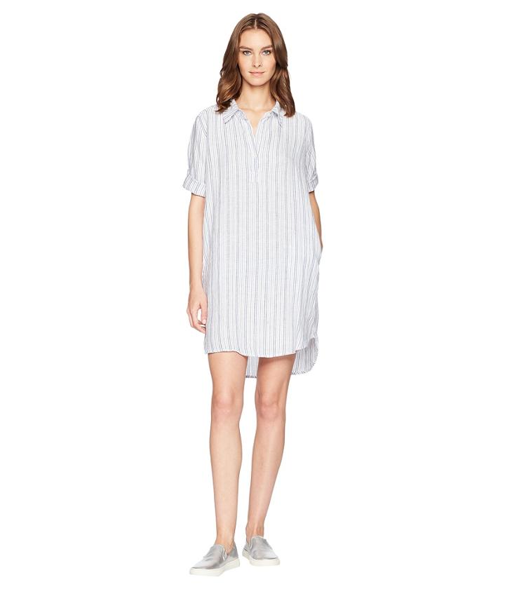 Allen Allen Boxy Pullover Dress (white) Women's Dress