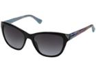 Guess Gu7398 (shiny Black/gradient Smoke) Fashion Sunglasses