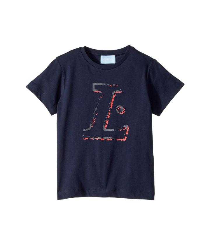 Lanvin Kids Print T-shirt (toddler/little Kids) (dark Navy) Boy's T Shirt
