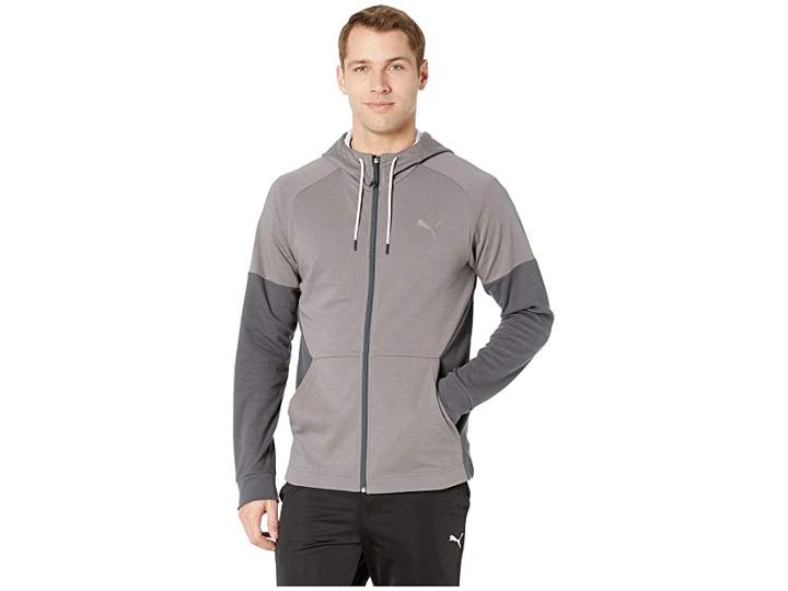 Puma A.c.e. Fleece Jacket (charcoal Grey) Men's Coat