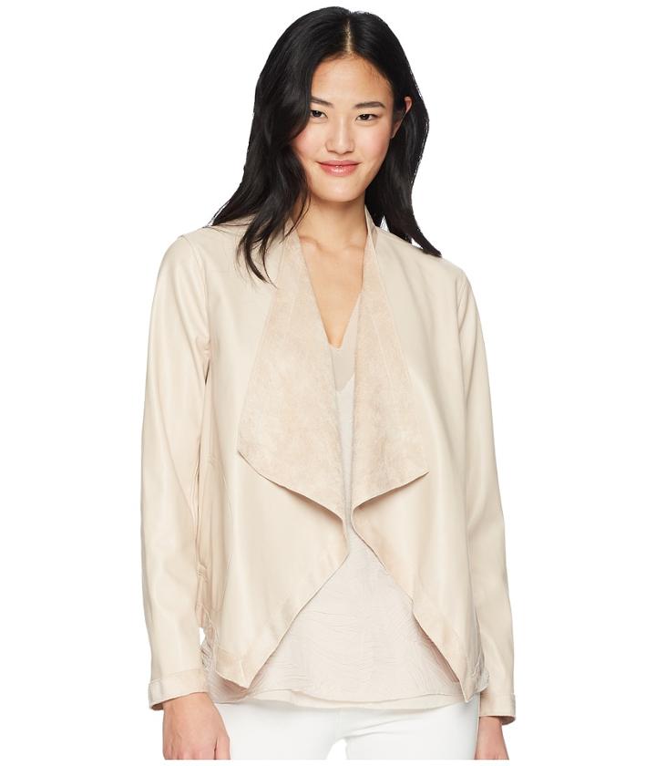 Bb Dakota Teagan Reversible Vegan Leather Jacket (cappuccino) Women's Coat