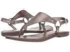 Sam Edelman Greta (pewter Dreamy Metallic Leather) Women's Sandals