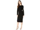 Ag Adriano Goldschmied Quaid Raglan Dress (true Black) Women's Dress