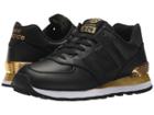 New Balance Classics Wl574v2 (black/metallic Gold) Women's Running Shoes
